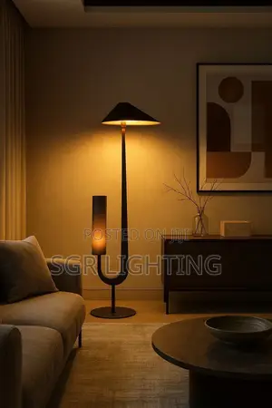 Giraffe Floor Lamp With Coffee Table Solid Wood Lamp Designer Led