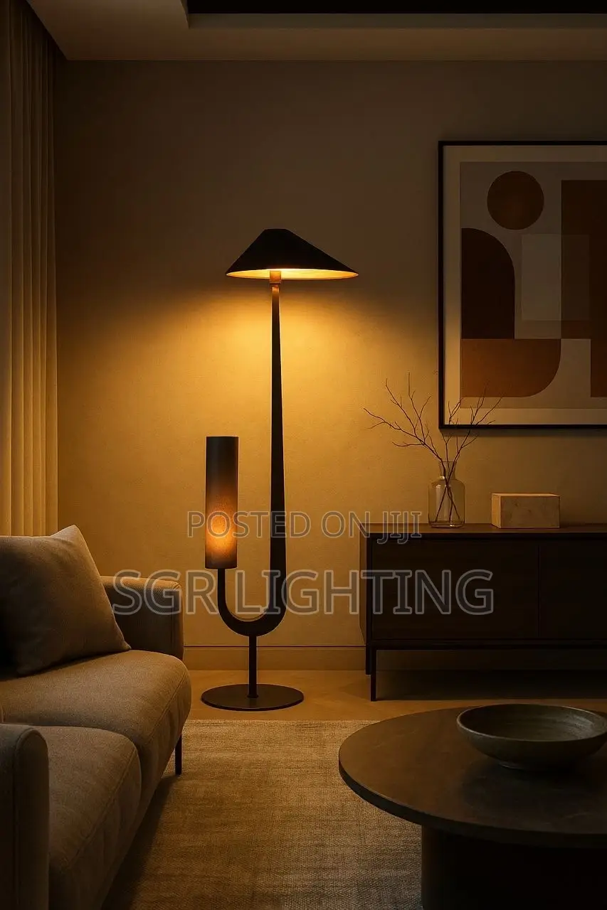 Giraffe Floor Lamp With Coffee Table Solid Wood Lamp Designer Led