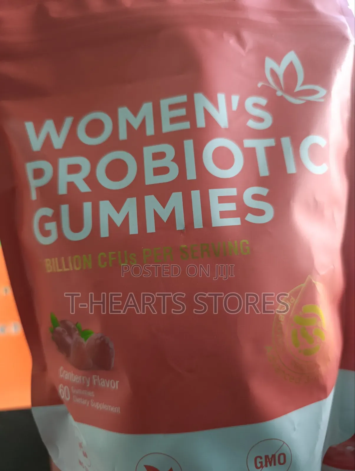 Cranberry Flavour Women's Probiotics Gummies -60 Gummies