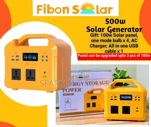 Quality Fibon 500w Lithium Battery Solar Generator