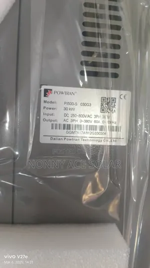 Powtran 30kw Pump Inverter