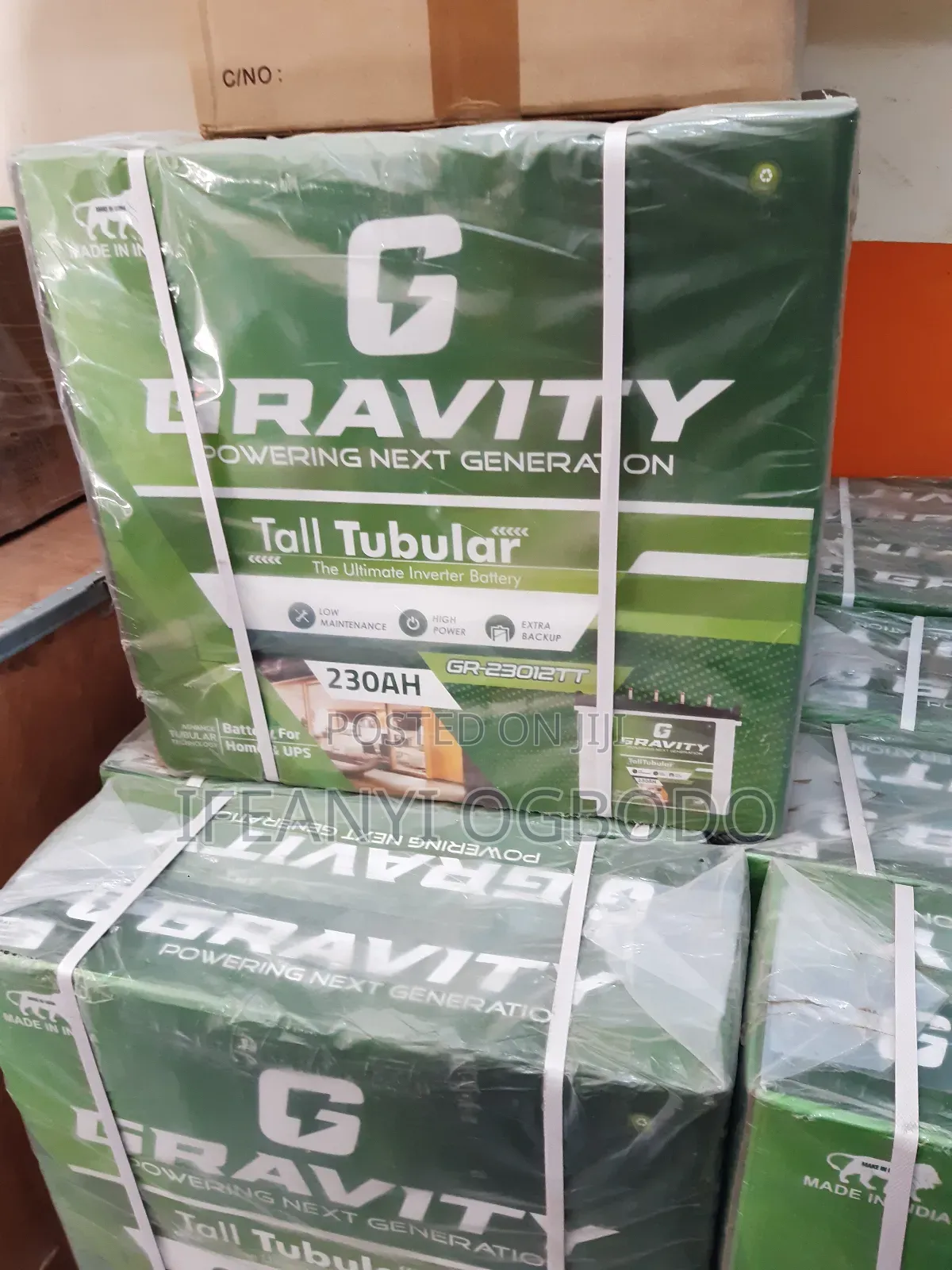 Gravity Tubular Battery 220ah 12v