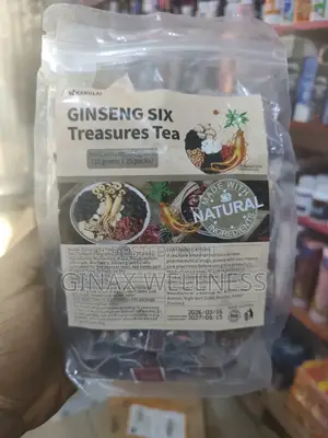 Ginseng Six Treasures Tea for Kidney Health and Immunity (25teabags)