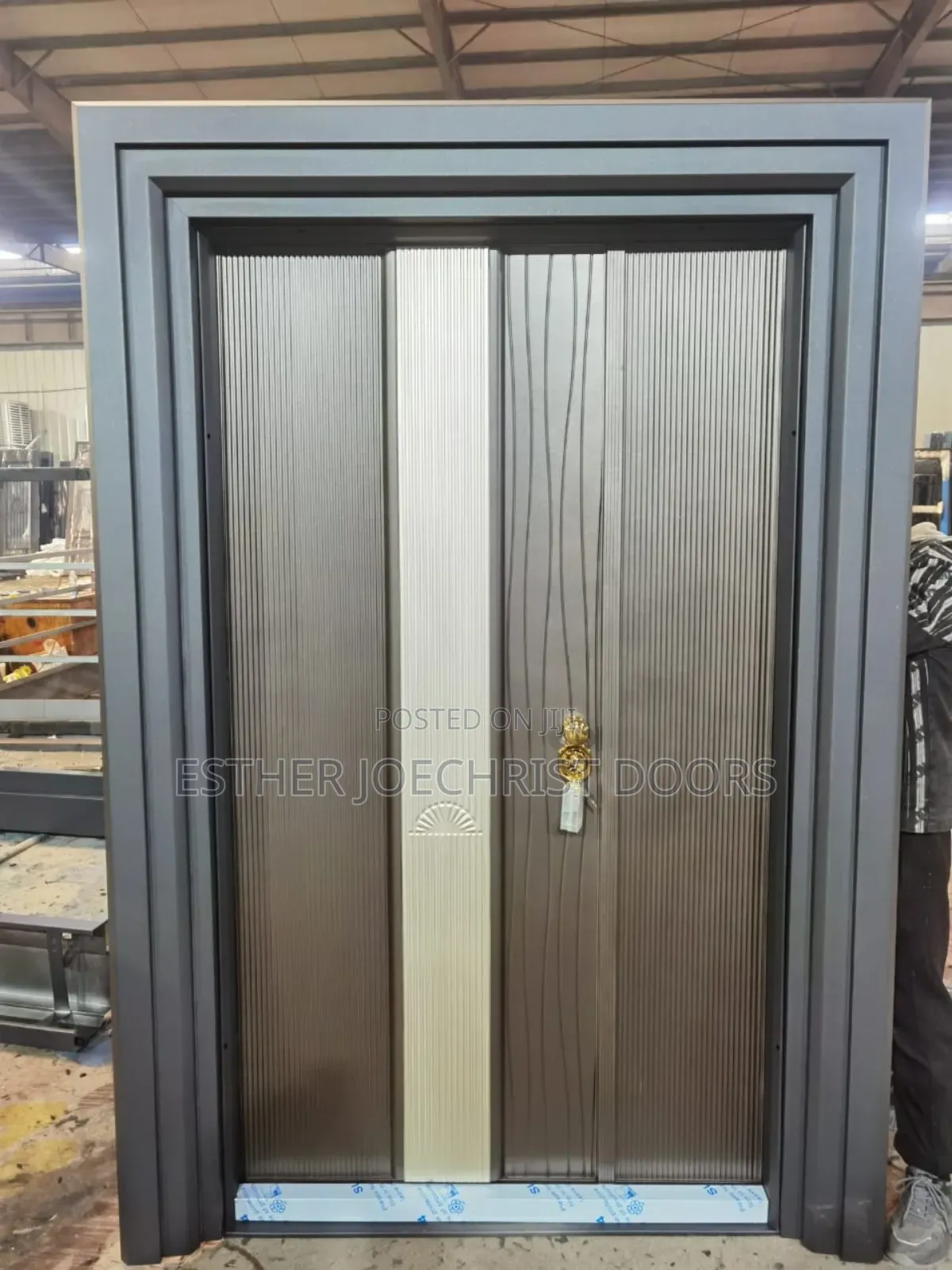 3ft And 4ft Fireproof Smart Lock Door With Big Screen