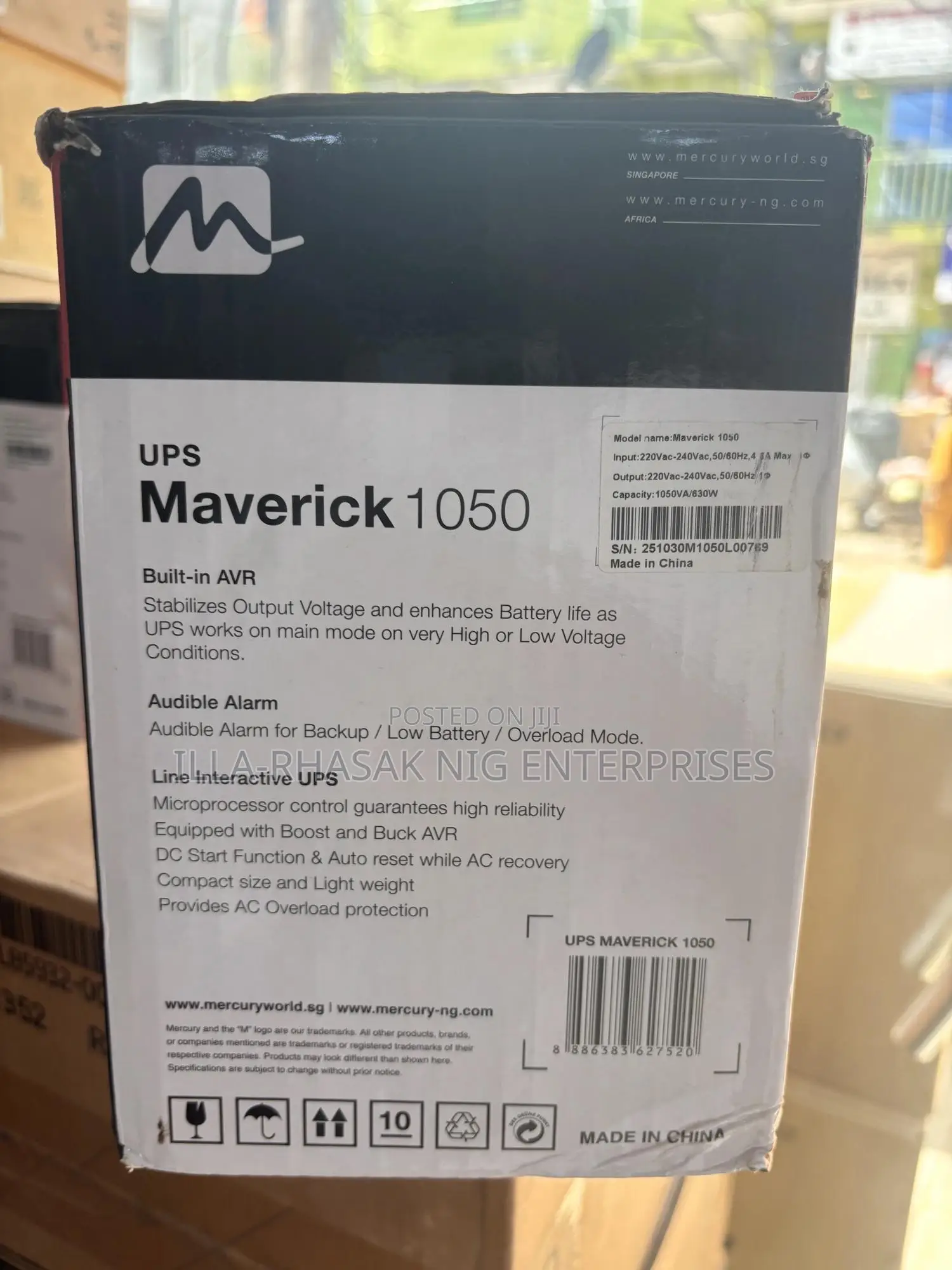 Mecury Ups 1050kva
