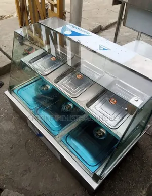 High Quality Fabricated Food Warmer 3 Plate Up and Down