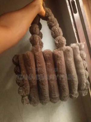 Faux Fur Ladies Handbag