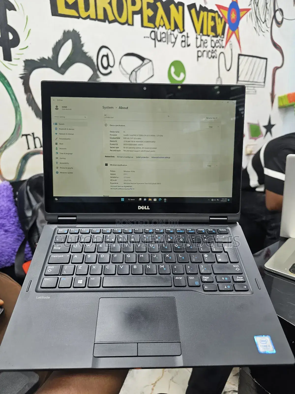 Laptop Dell Latitude 5289 8GB Intel Core i5 SSD 256GB
