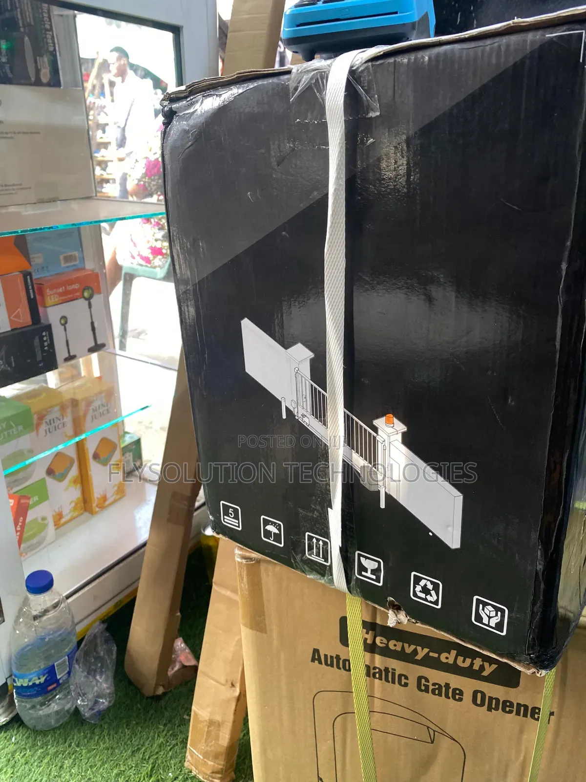Automatic Sliding Gate Opener Dc Motor With Battery