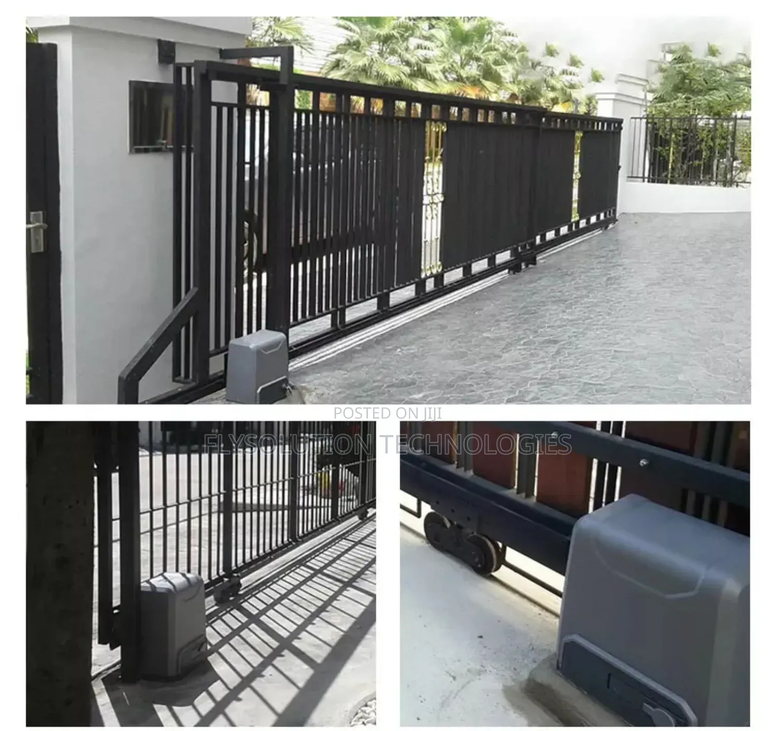 Dc Automatic Sliding Gate Opener With Inbuilt Battery