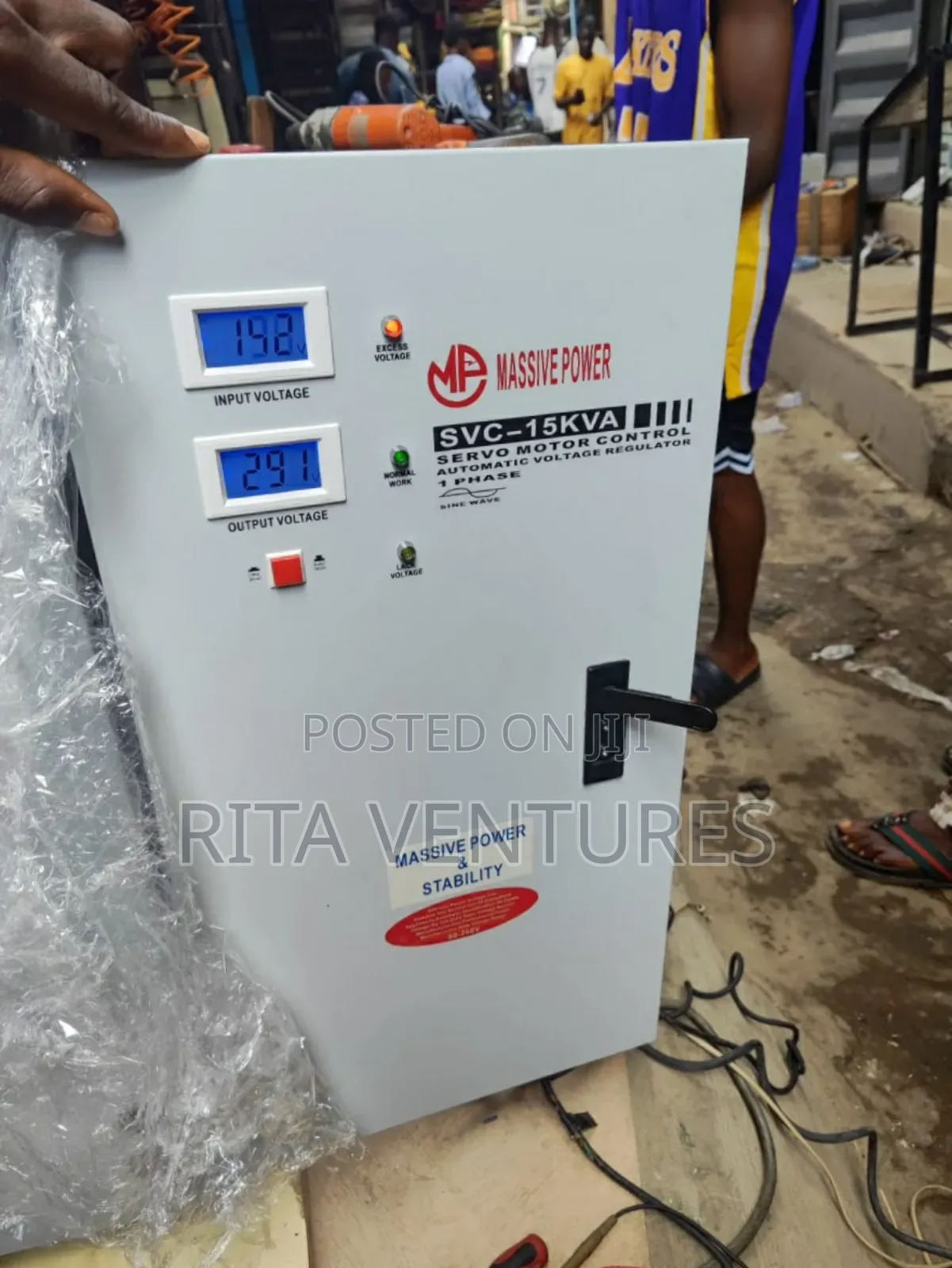 Massive Power 15kva Servo Motor Automatic Voltage Regulator SVC-15kva)