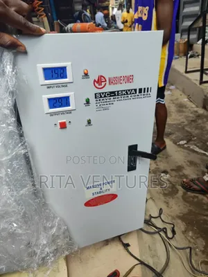Massive Power 15kva Servo Motor Automatic Voltage Regulator SVC-15kva)