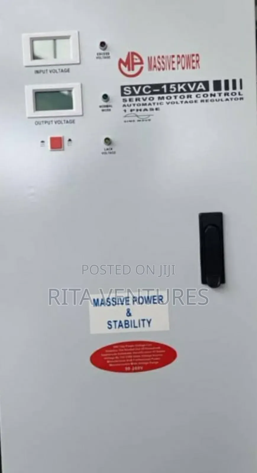 Massive Power 15kva Servo Motor Automatic Voltage Regulator SVC-15kva)