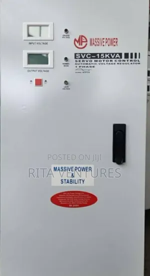 Massive Power 15kva Servo Motor Automatic Voltage Regulator SVC-15kva)