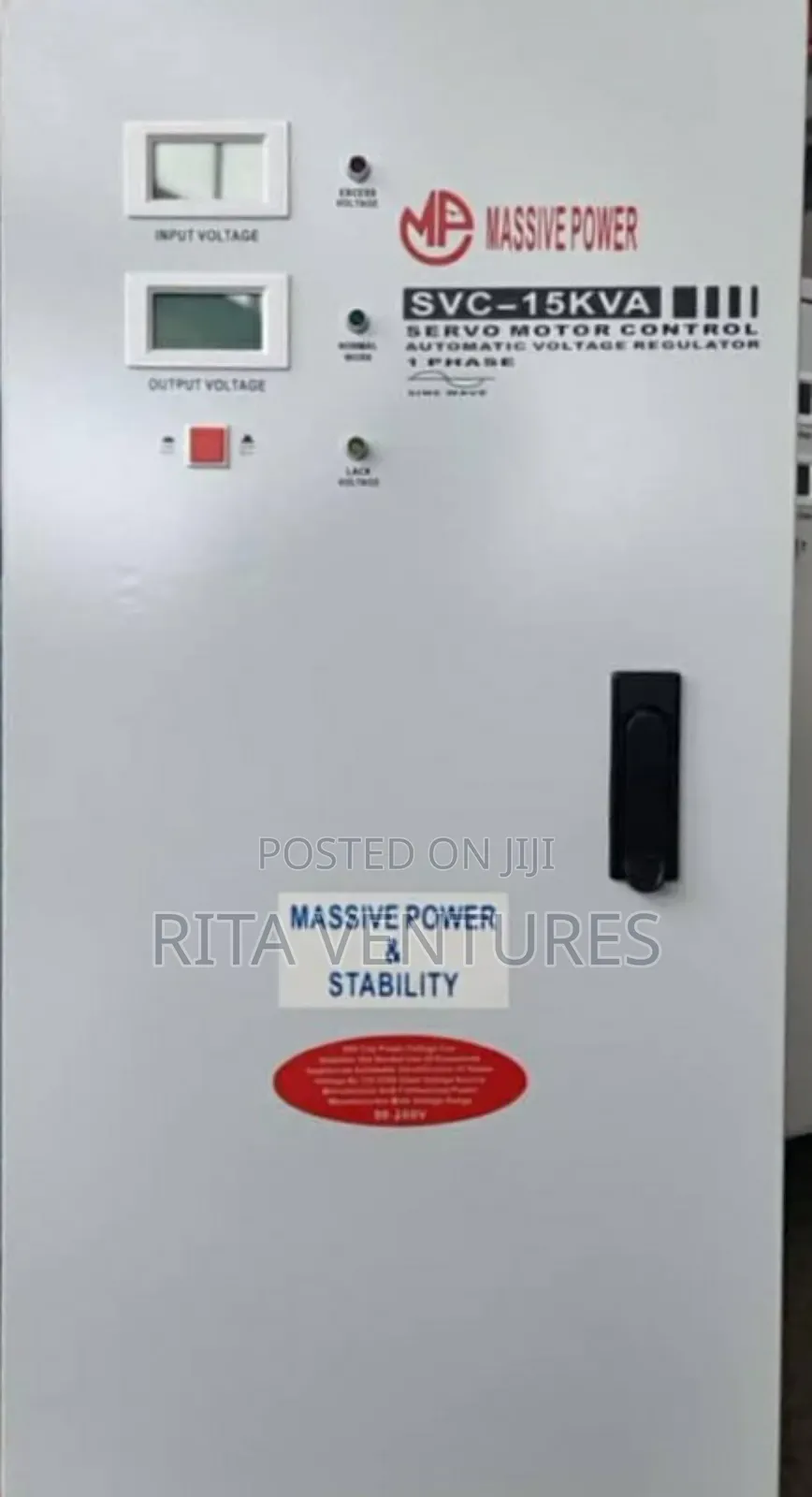 Massive Power 15kva Servo Motor Automatic Voltage Regulator SVC-15kva)