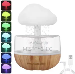 Rain Cloud Humidifier Rain Colorful Mushroom Cloud