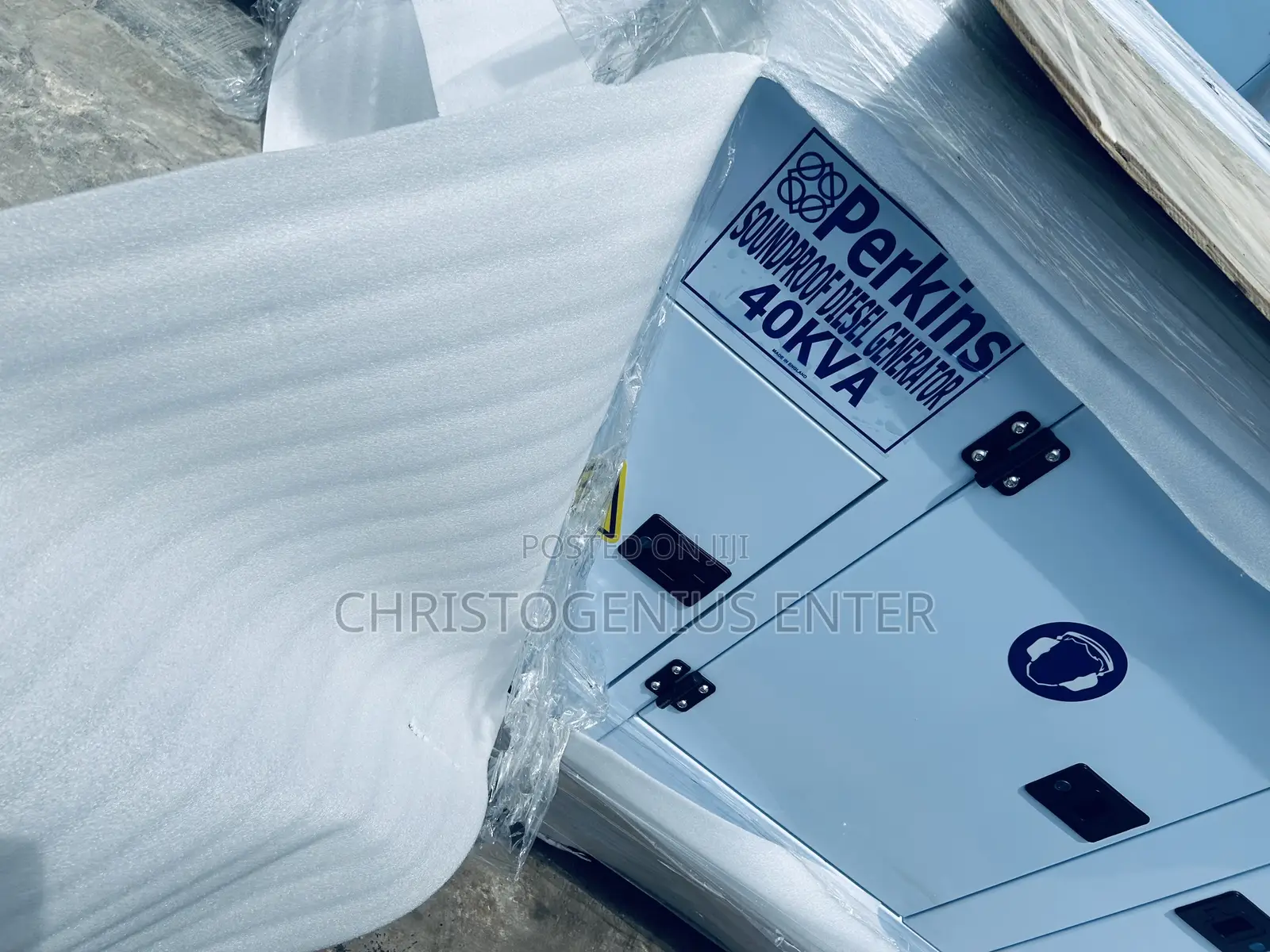 Brand New Standard Noiseless Perkins Generator Unit 40kva