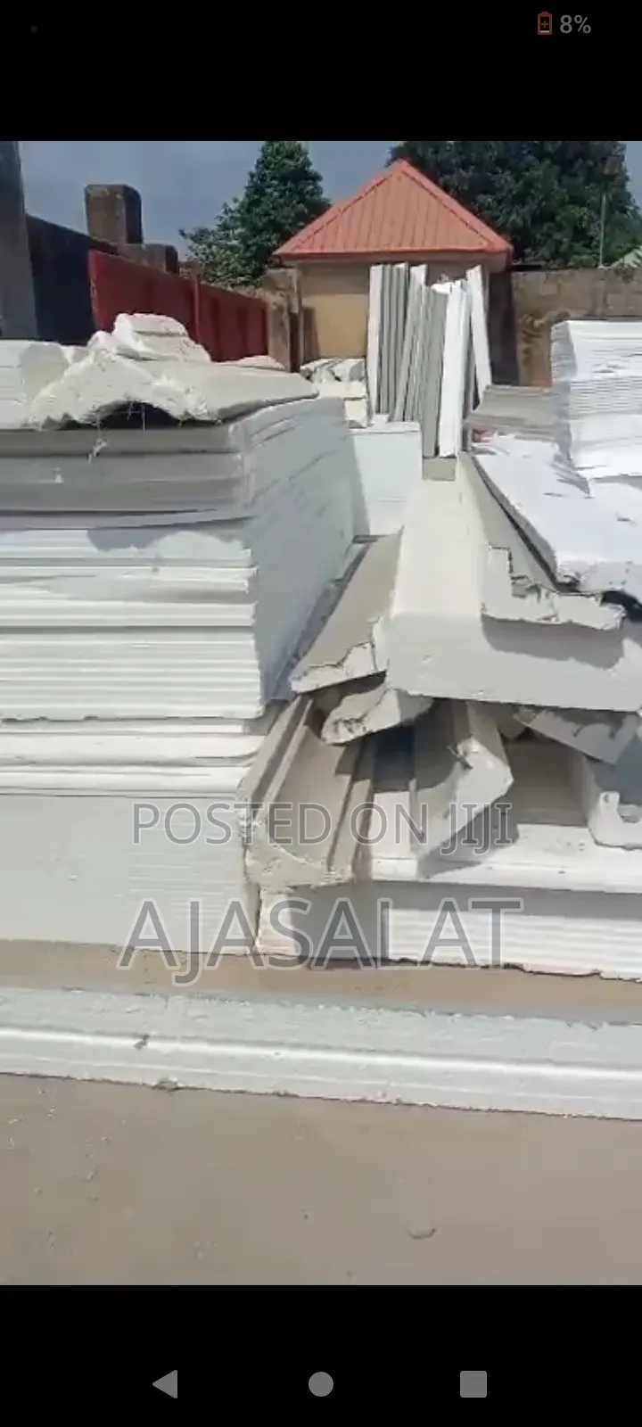 Polystyrene Parapet and Board