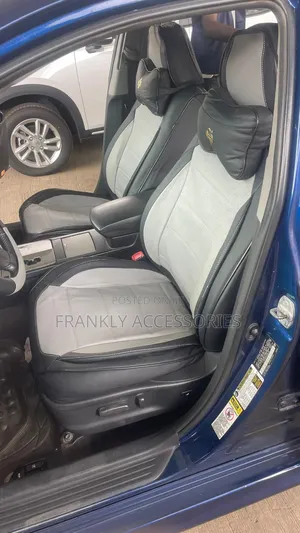Leather Black and Ash Seat Cover
