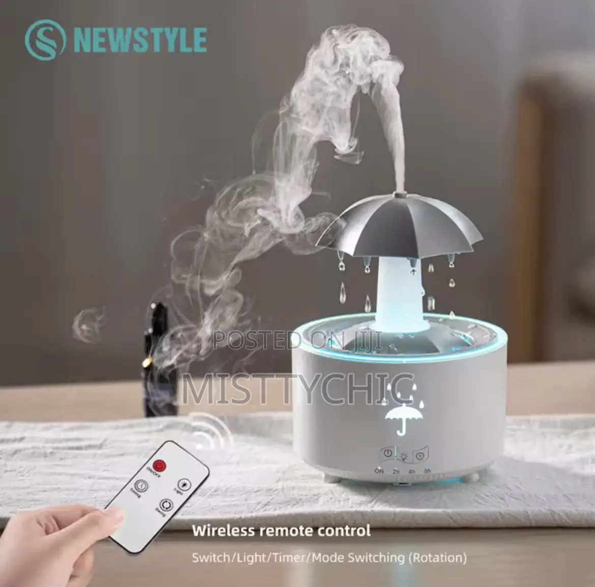 Rotating Waterdrop Aroma Diffuser