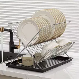 Foldable Quality Metal Dish Rack