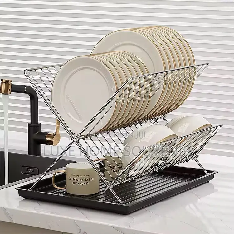 Foldable Quality Metal Dish Rack