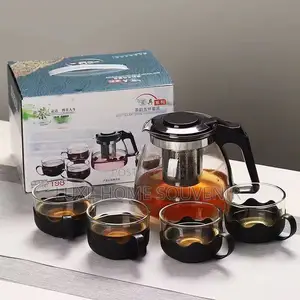 Teapot Set and 4 Cup