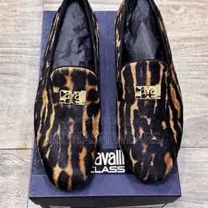 Original Italian Skin Leather Just Cavali Shoes for Men 40-46