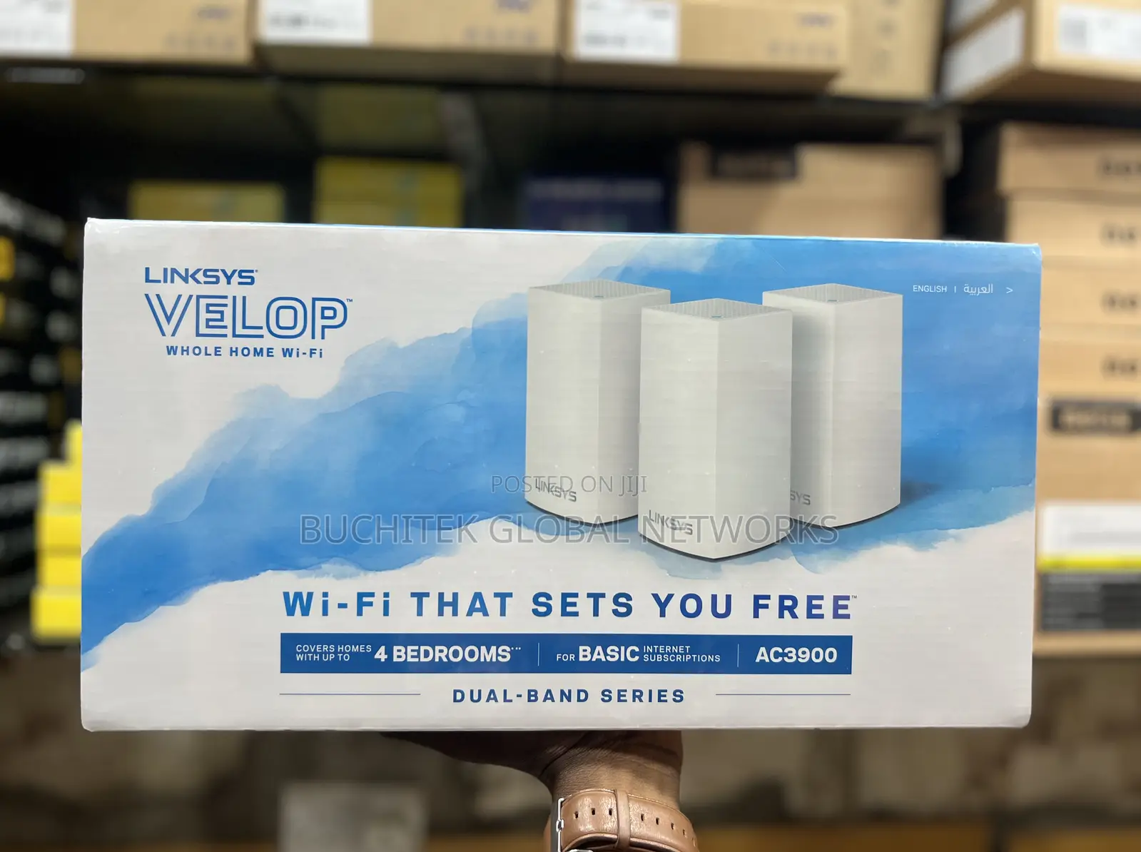 Linksys Velop Ac3900 Dual-Band Wifi Home Mesh 3 Packs
