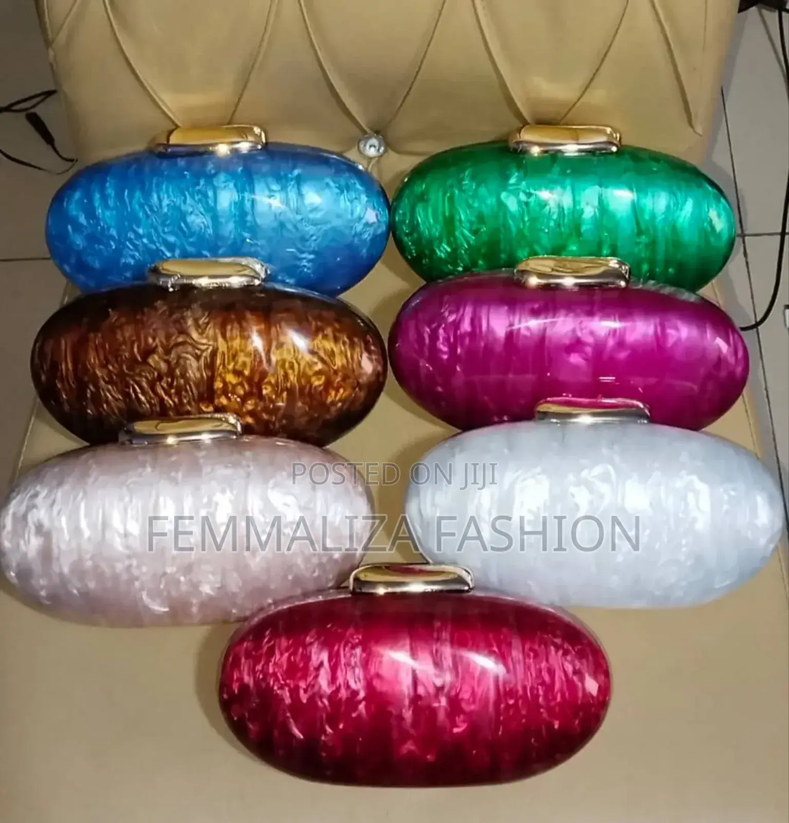Elegant Marble Design Clutch Purses