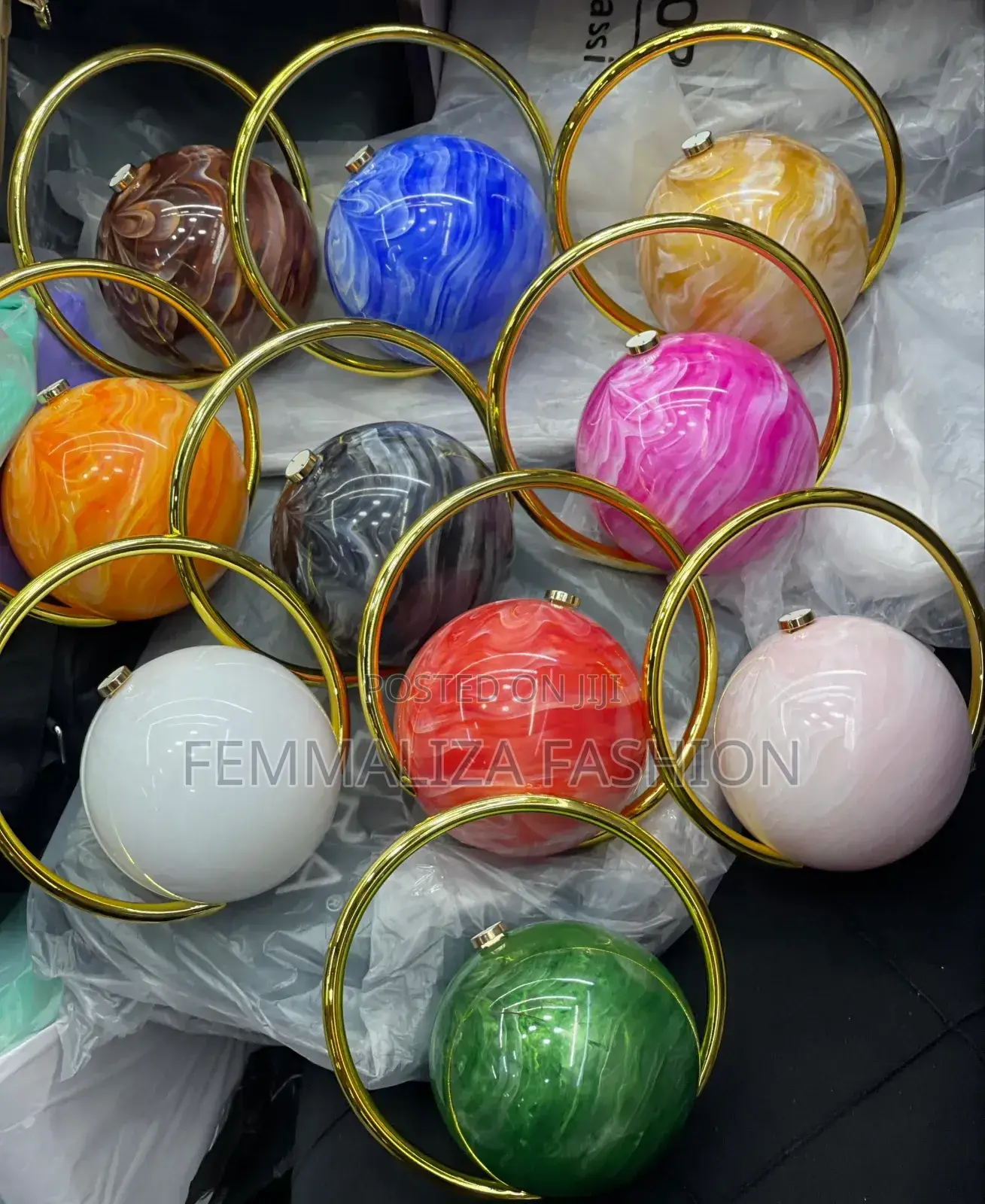 Elegant Marble Design Clutch Purses