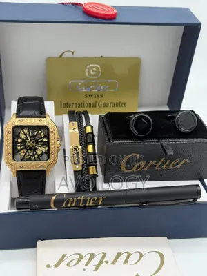 Exclusive Cartier Leather Masculine Set