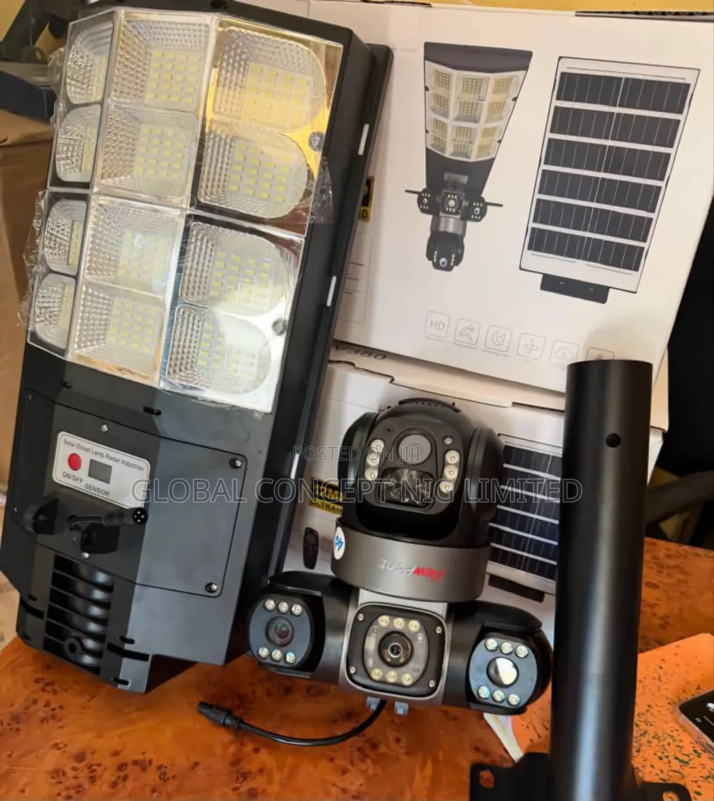 Intelligent Triple Lens With Street Light