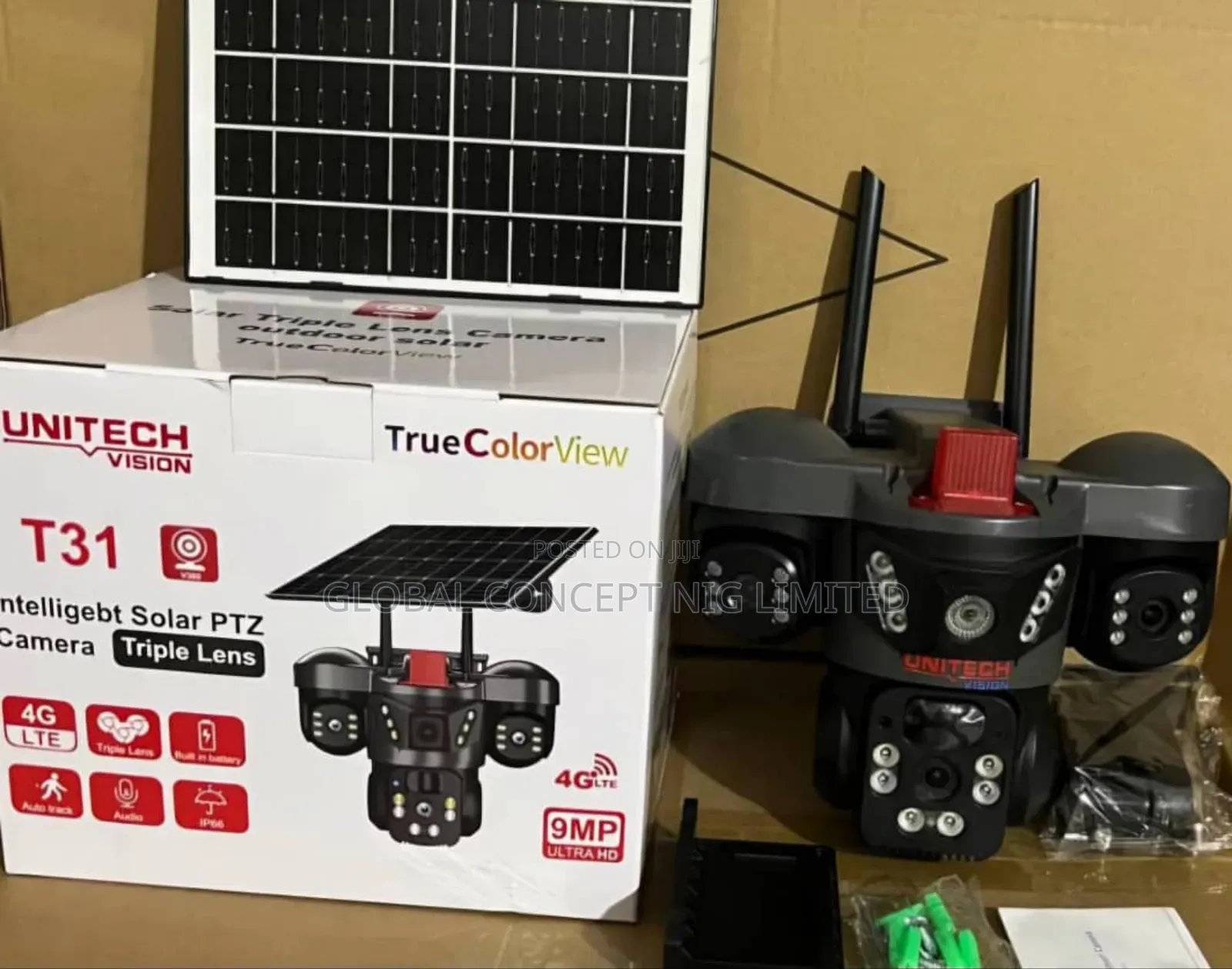 Complete Triple Lens Solar Camera