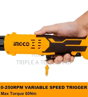 Ingco Cordless Ratchet Wrench 20v , 3/8" Electric Drive Ratchet