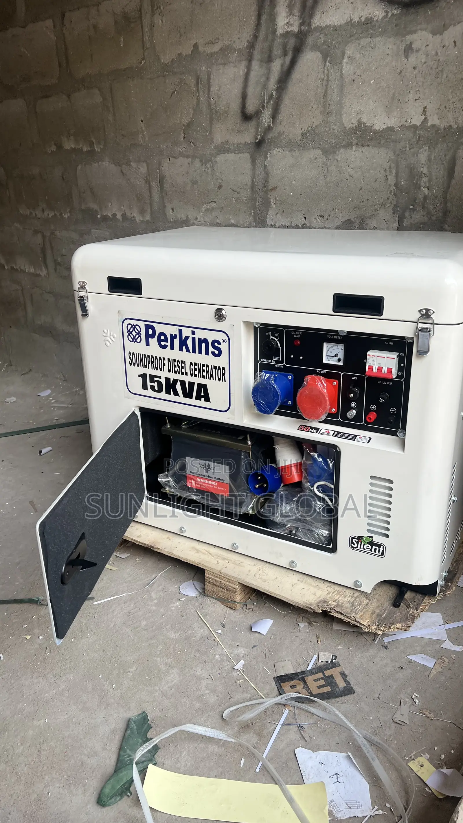 Perkins Three Face 15kva Soundproof