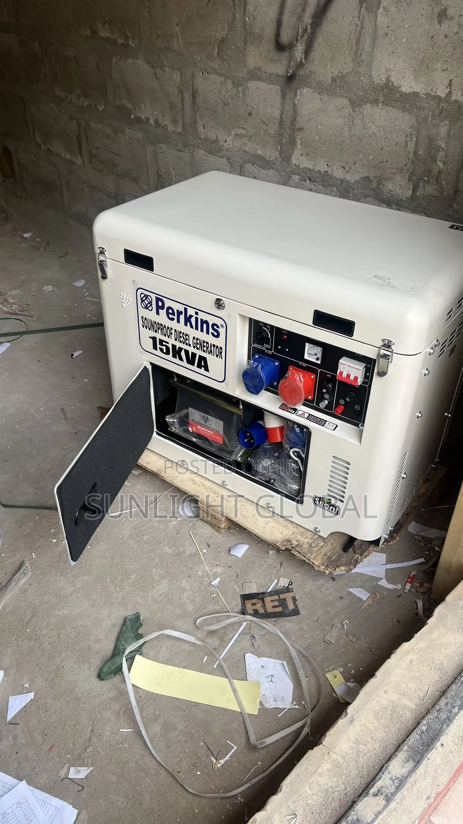 Perkins Three Face 15kva Soundproof