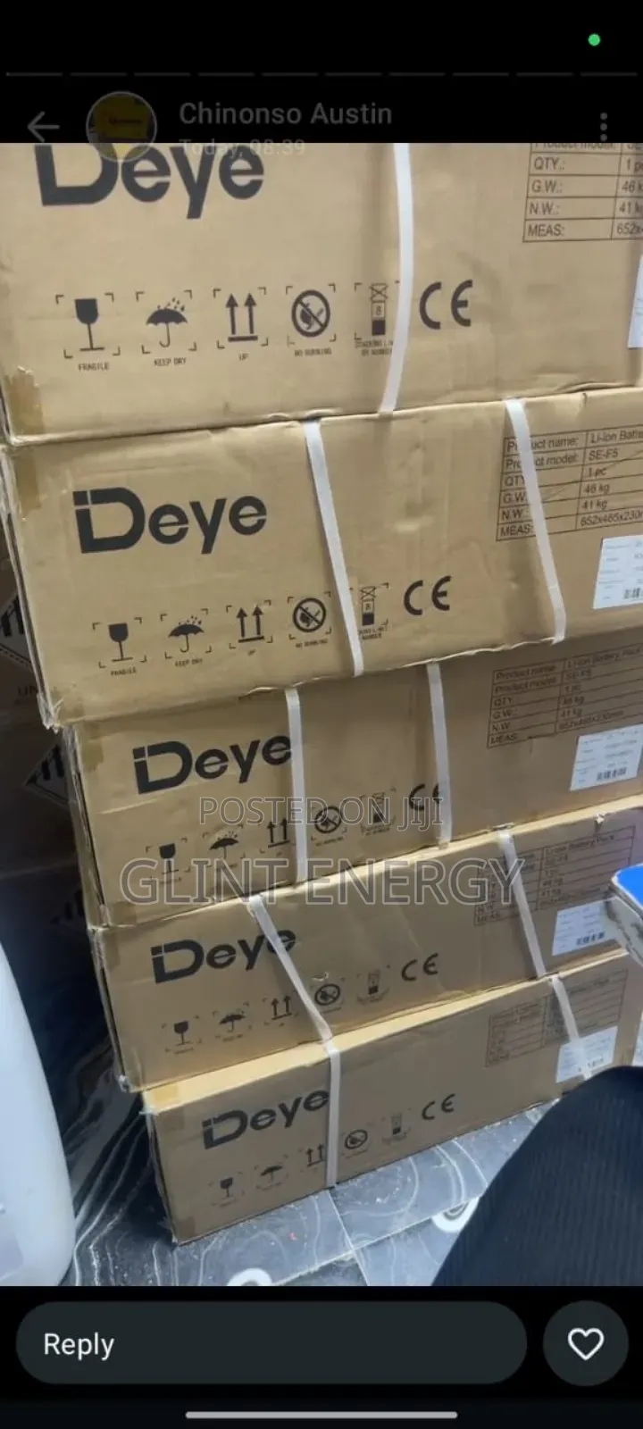 5kwh 48v Deye Lithium Battery