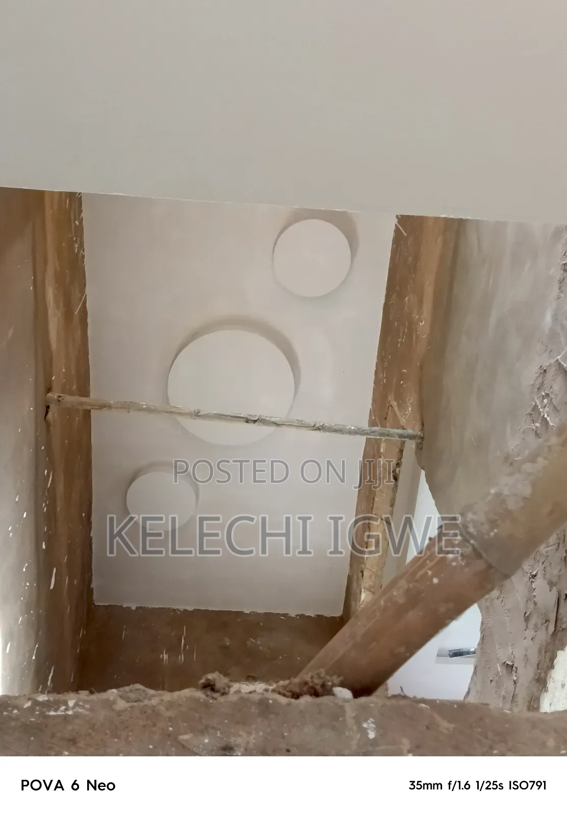 Polystyrene and Pop Ceiling