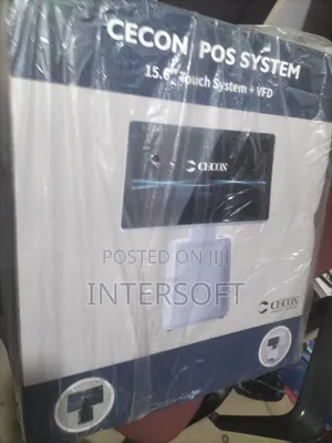 Cecon Pos System 15.6-Inch Touchscreen and a VFD (Vacuum Display)