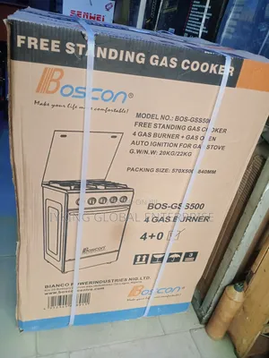 Boscon Bos-Gss500 4 Gas Burner + Gas Oven