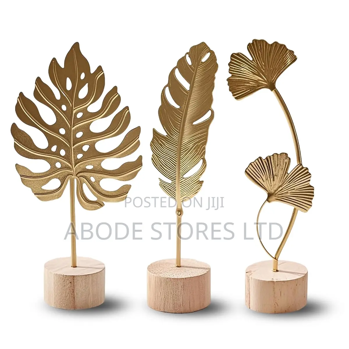 Gold Leaf Home Decor Set -3 PCS