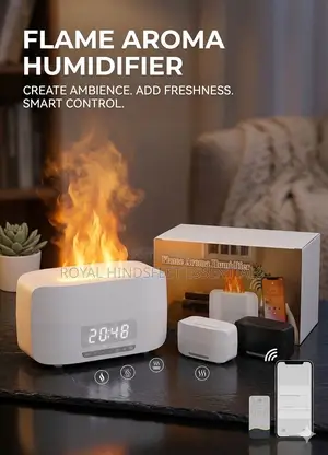 Flame Aroma Humidifier With Bluetooth