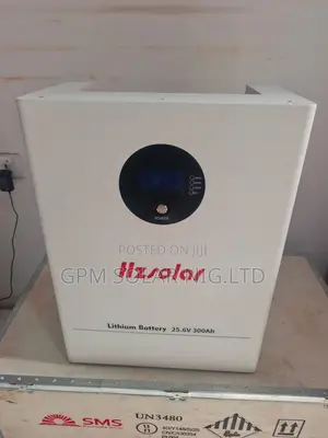 7.6kwh 25.6volts Lithium Battery