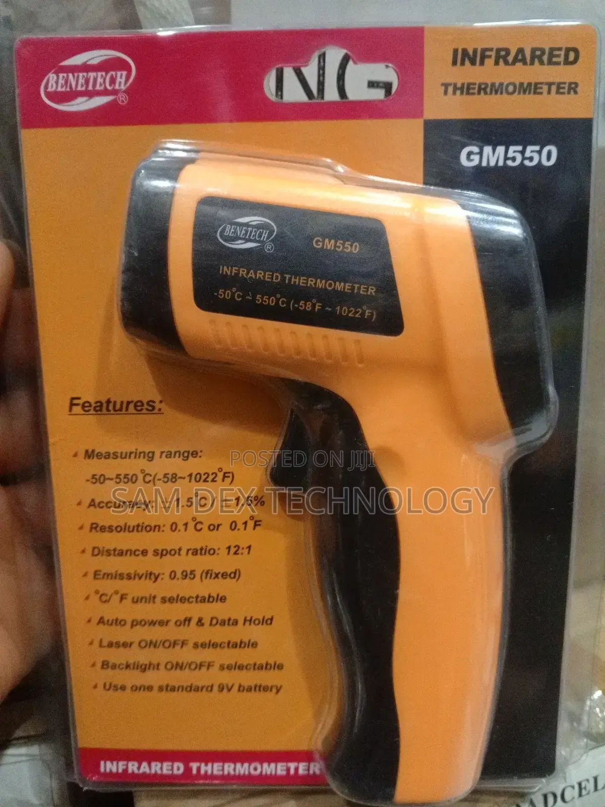 Benetech Gm550 Infrared Thermometer