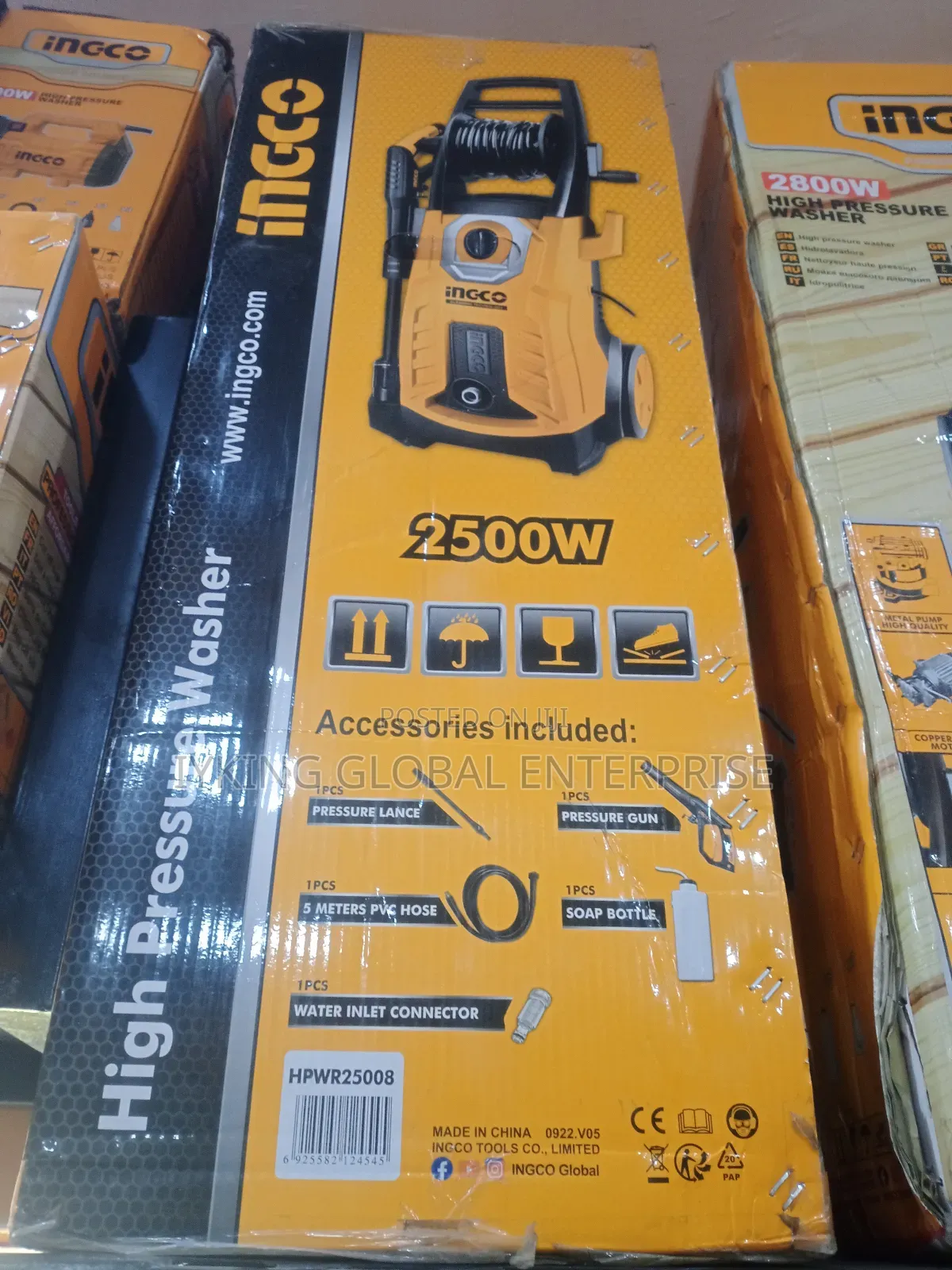 Ingco Hpwr25008 High Pressure Washer