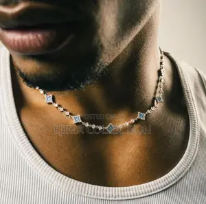 Zircon Moissanite Necklace and Bracelet for Men’S