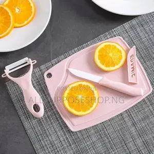 3pcs Kitchen Accessories With Knife and Chopping Board