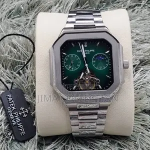 Pk Patek Philippe Chain Rubber and Leather Straps Automatic System