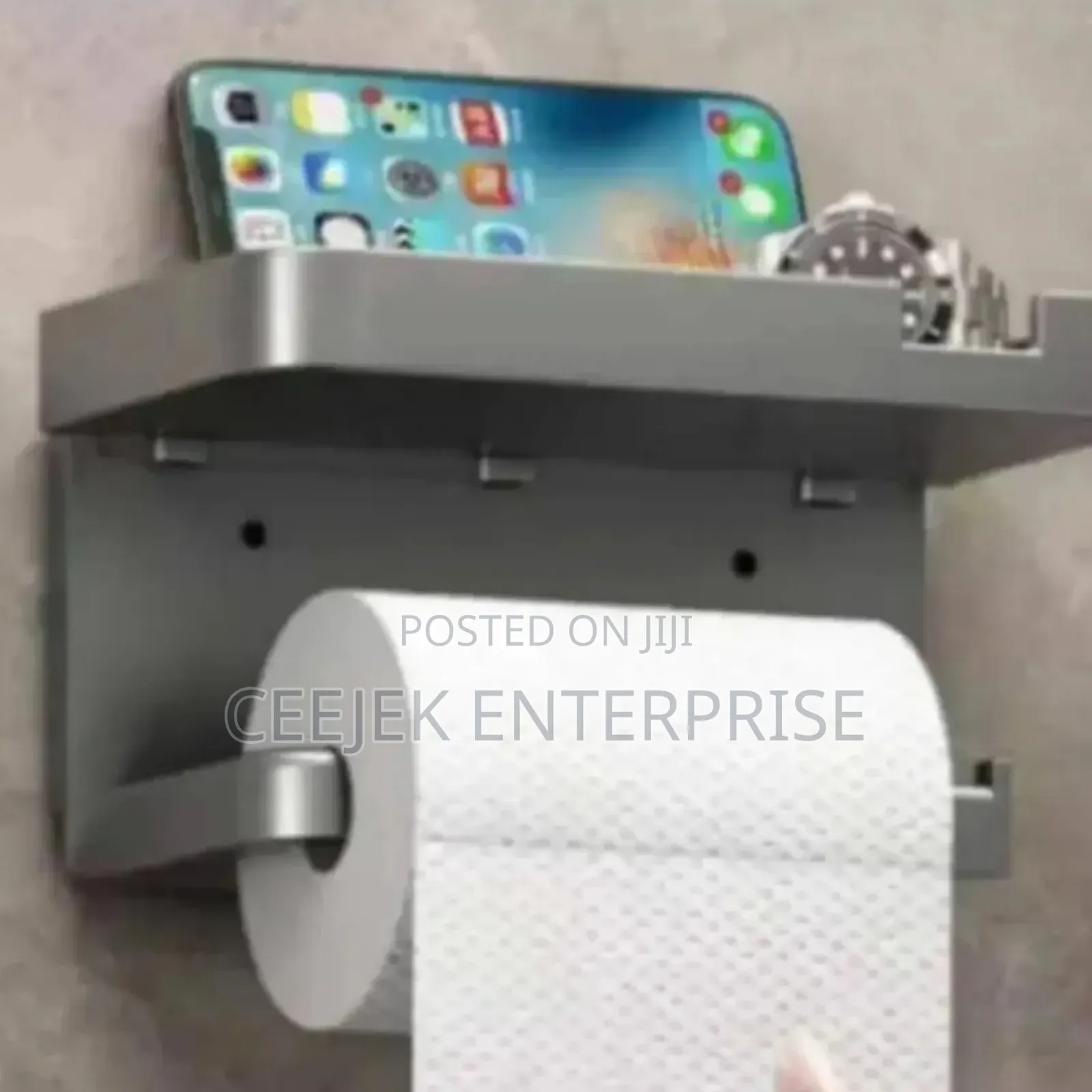 High Quality Tissue Holder With Phone Rack